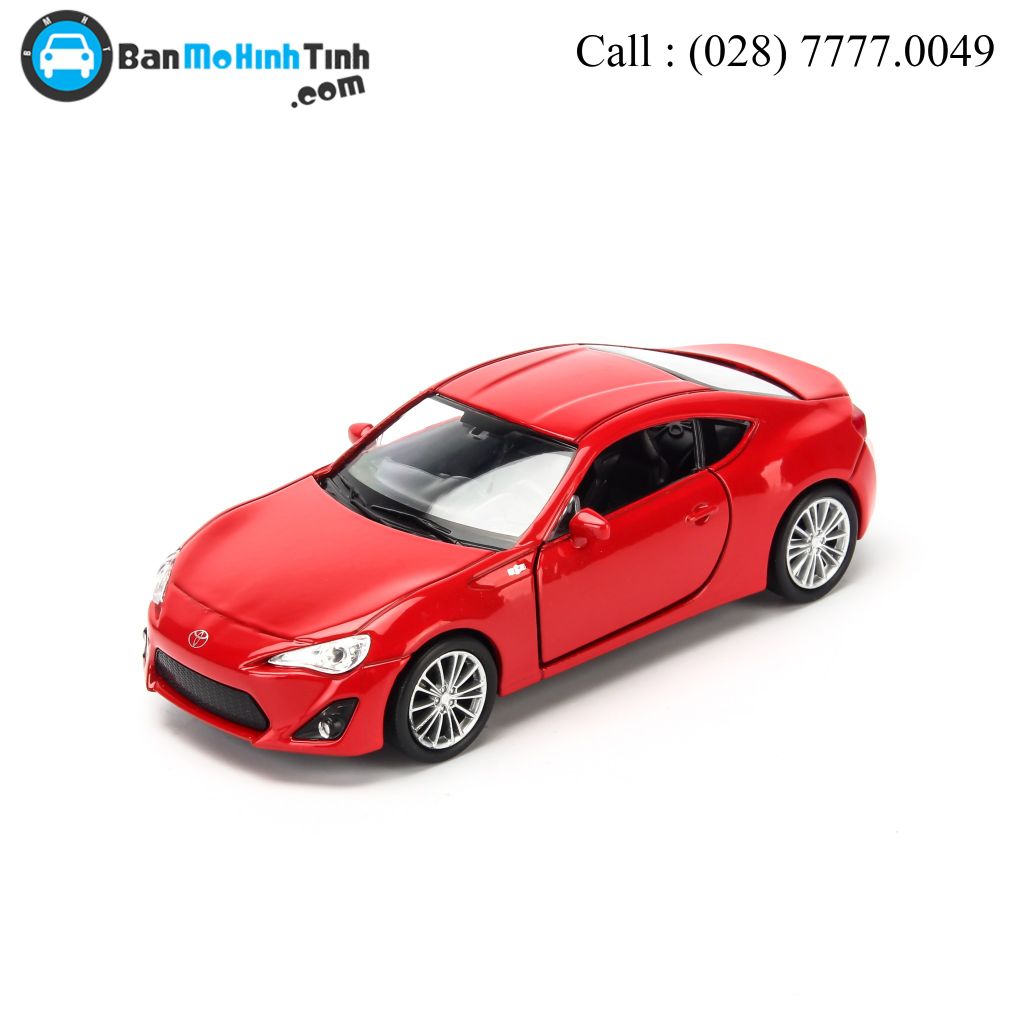 Mô hình xe Toyota 86 Red 1:36 Welly - 43669
