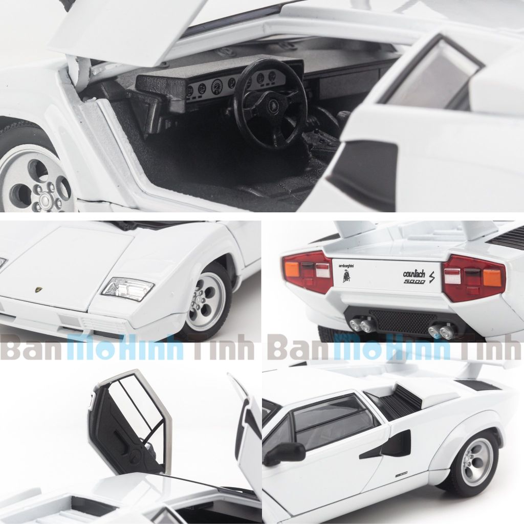 Mô hình xe Lamborghini Countach LP 5000 S 1:24 Welly