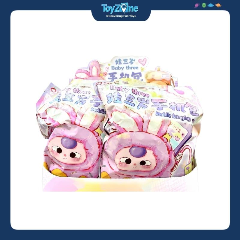 Blind box Baby Three Túi Điện Thoại Đeo Chéo Mobile Phone Bag CUREPLANETA