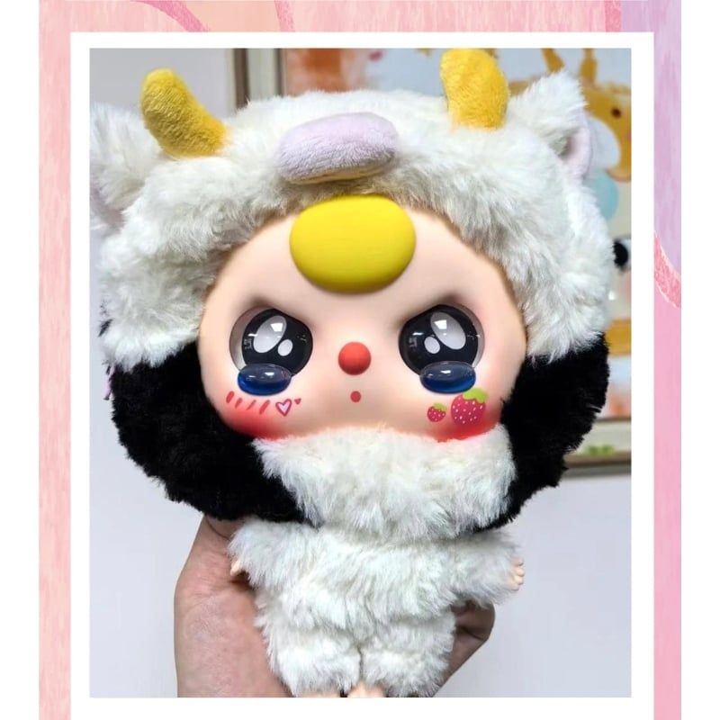 Mô hình Blind box Gấu bông Baby Three Big Head Baby Zipper Bag Series ( Em Bé Đầu To ) BABY THREE