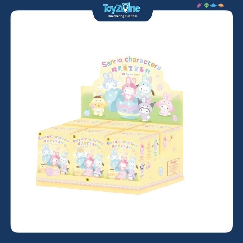 Mô hình Blind box Gấu bông Sanrio Characters Elf Rabbit Baby Series Plush ( Thỏ Con Dễ Thương ) TOP TOY