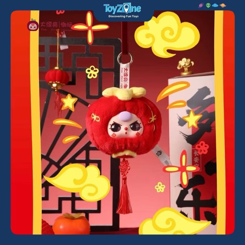 Mô hình Blind box Móc khóa Gấu bông Baby Three New Year ( Tết Nguyên Đán ) BABY THREE