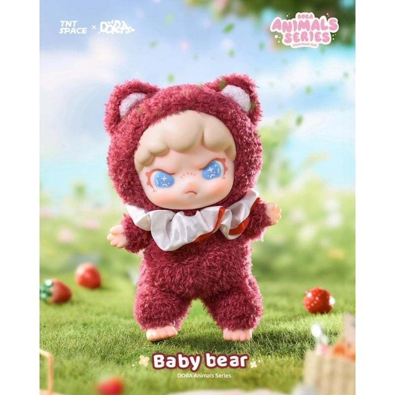 Mô hình Blind box Móc khóa Gấu bông Dora Animal Series Vinyl Plush Doll TNT SPACE