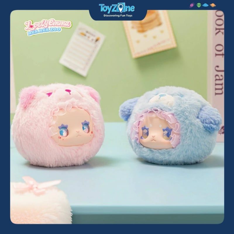 Mô hình Blind box Móc khoá Gấu bông Lovely Emma Rua Rua Zoo Vinyl Face MJ STUDIO