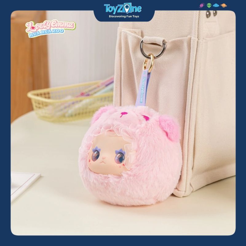 Mô hình Blind box Móc khoá Gấu bông Lovely Emma Rua Rua Zoo Vinyl Face MJ STUDIO