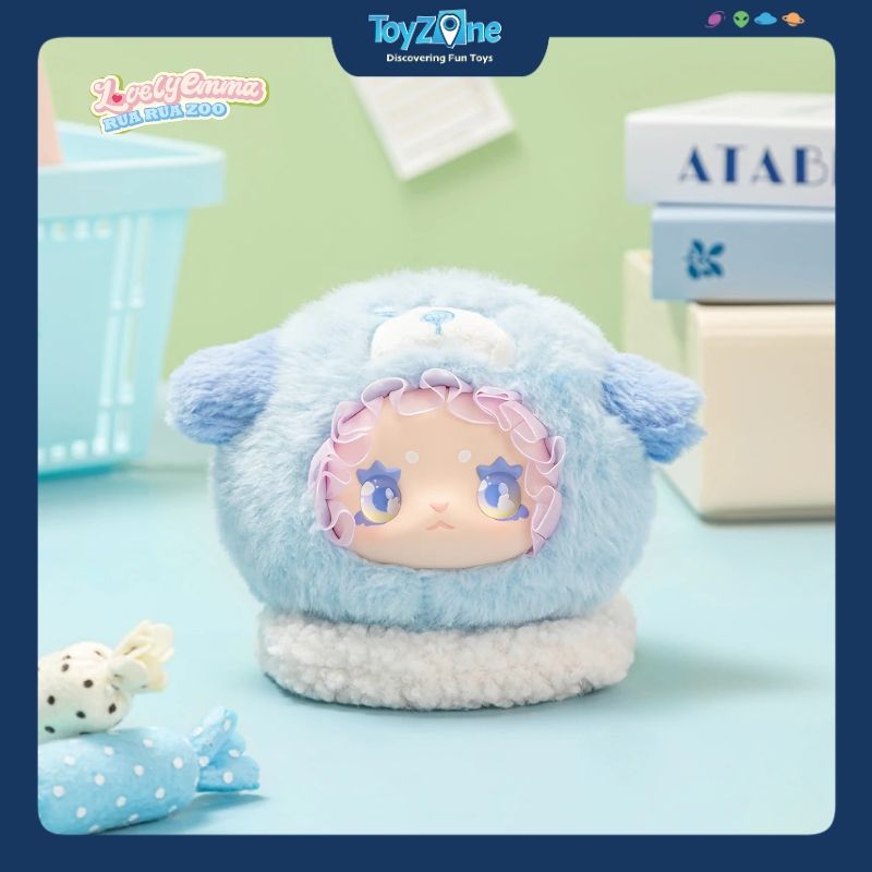 Mô hình Blind box Móc khoá Gấu bông Lovely Emma Rua Rua Zoo Vinyl Face MJ STUDIO