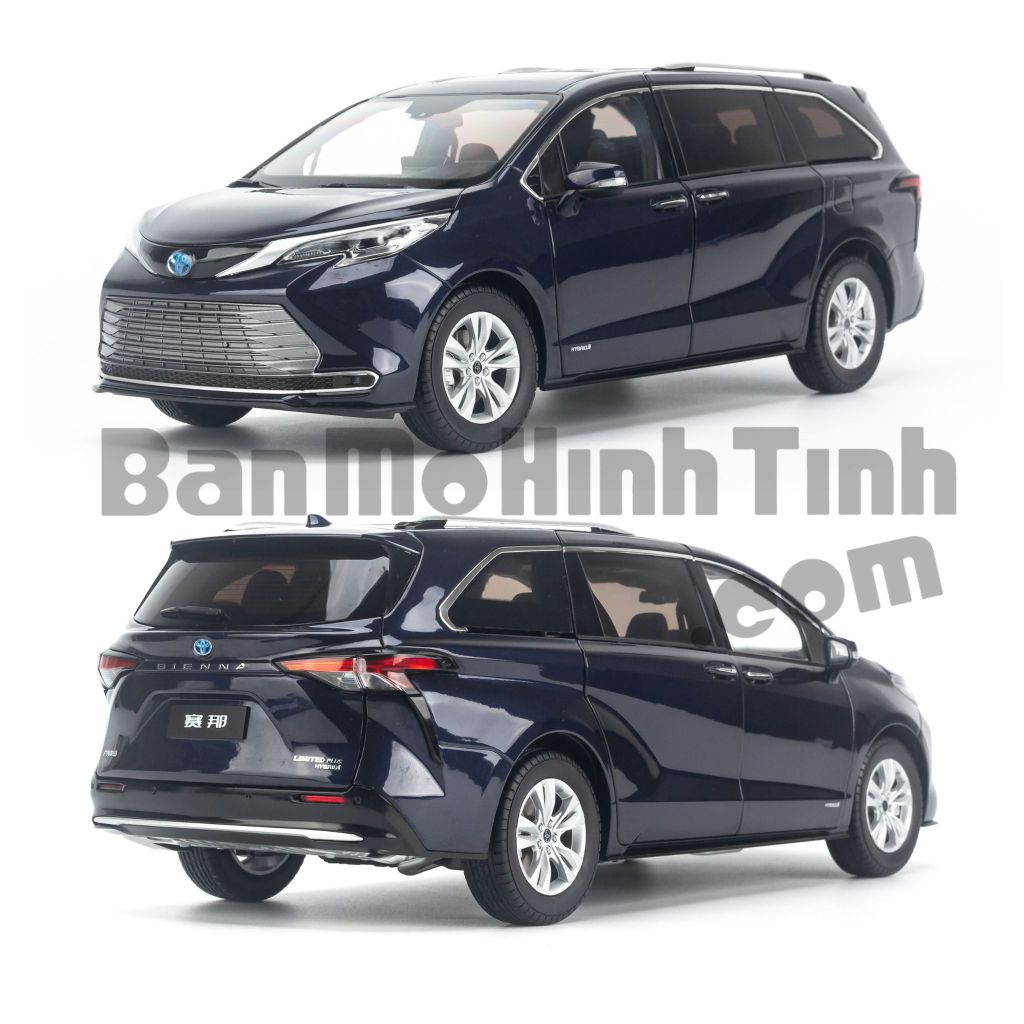 Mô hình xe Toyota Sienna 2022 1:18 Dealer