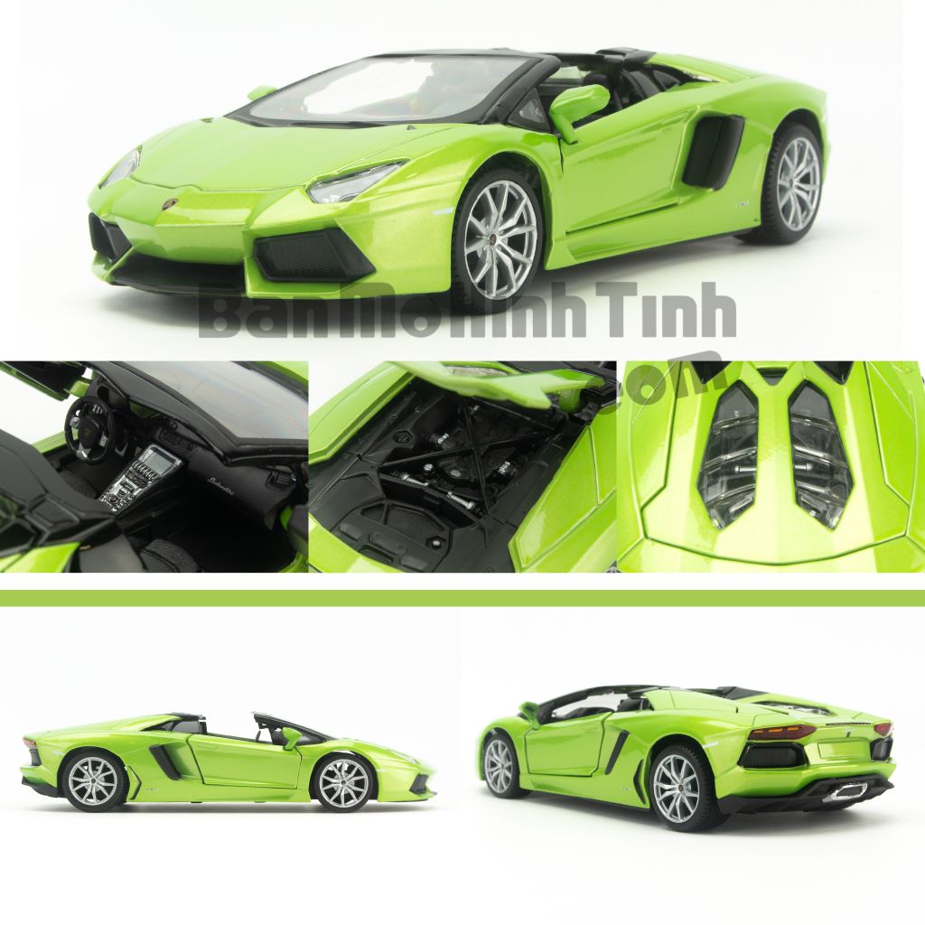 Mô hình xe SPAL Lamborghini Aventador LP 700-4 Roadster 1:24 Maisto - 39124