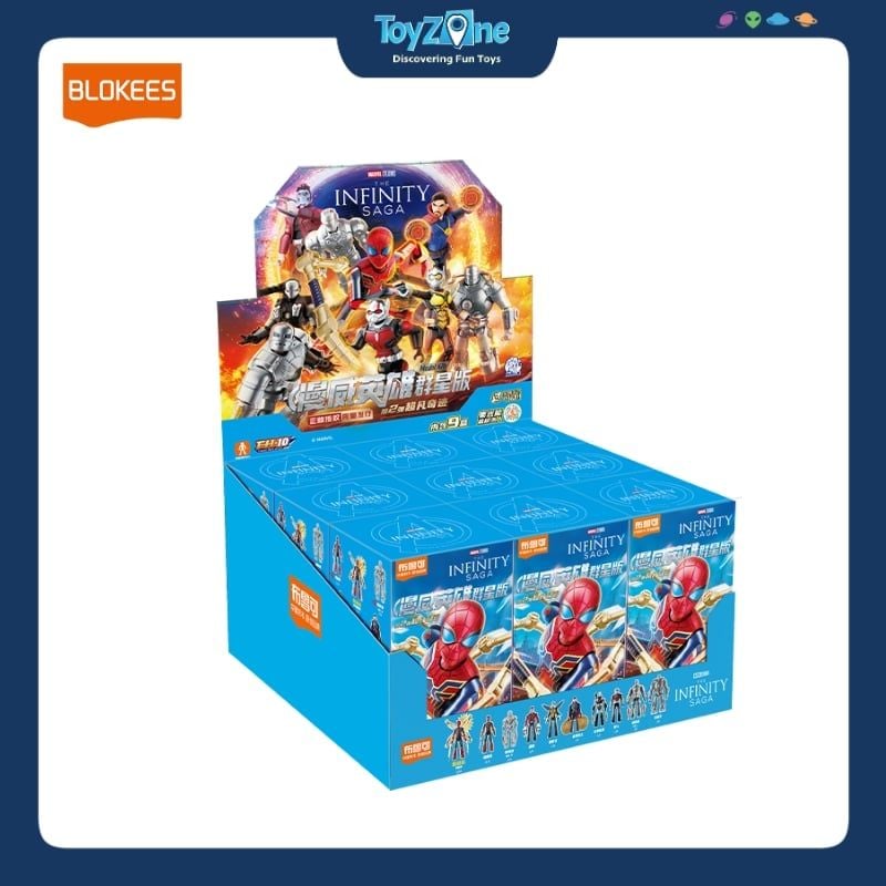 Mô hình đồ chơi Lắp ráp Blind box Marvel Infinite Saga Series 02 Model Kits BLOKEES