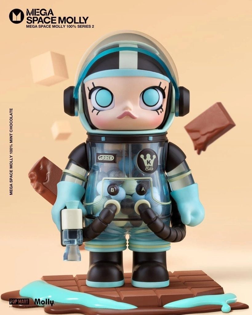 Mô hình đồ chơi Blind box Mega Space Molly 100% Series 2 - POP MART