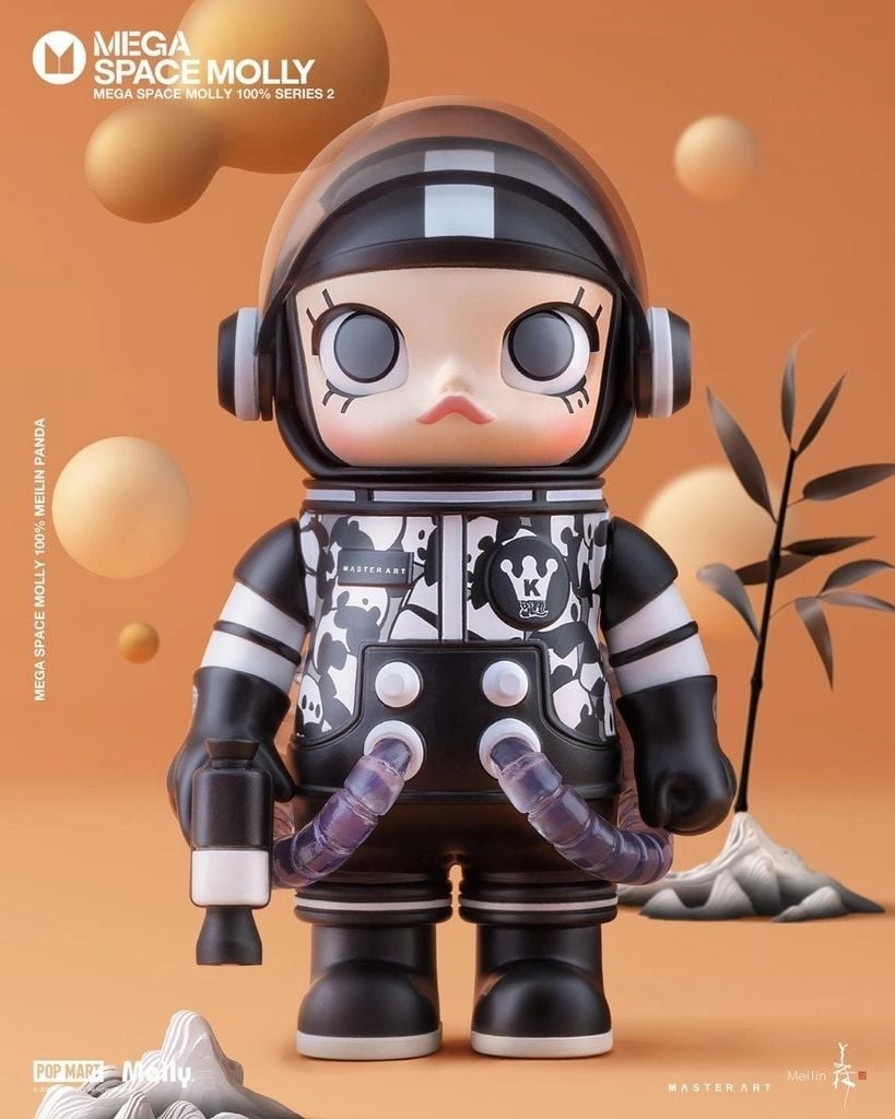 Mô hình đồ chơi Blind box Mega Space Molly 100% Series 2 - POP MART