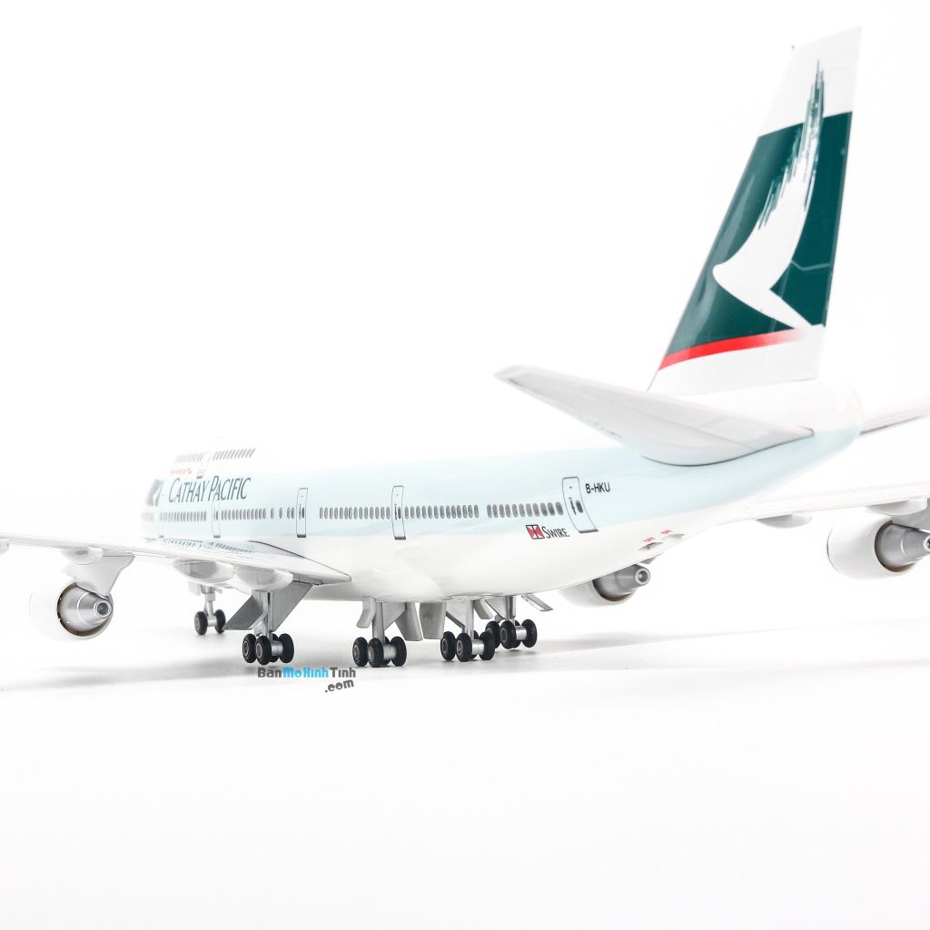 Mô hình máy bay Cathay Pacific 47cm lắp ráp có đèn Everfly