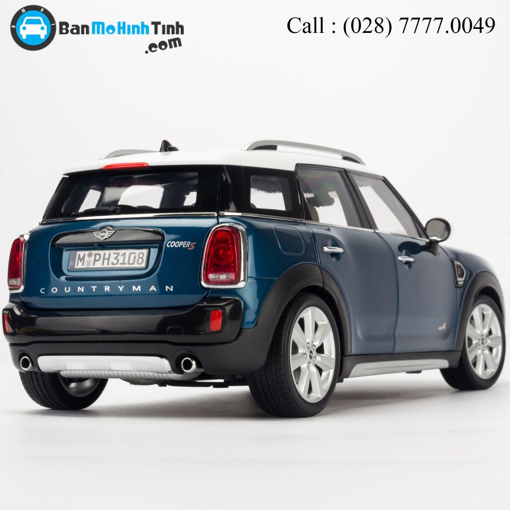 Mô hình xe Minicooper Countryman S Blue 1:18 Paragon