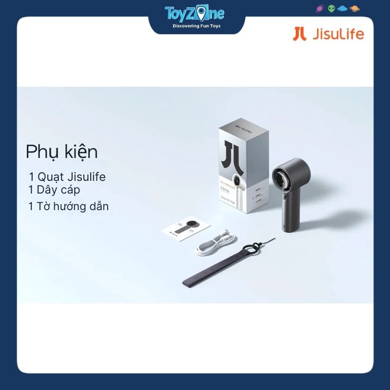 Quạt Cầm Tay Cao Cấp Handheld Fan Pro1 3600mAh JISULIFE