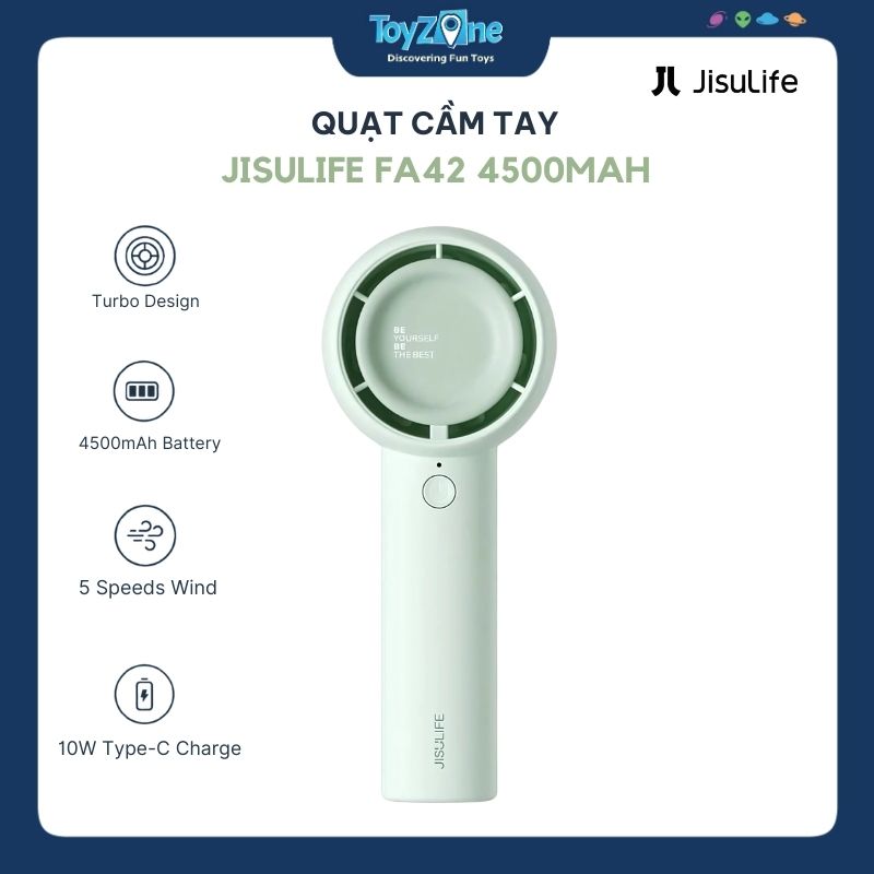 Quạt Cầm Tay Mini Handheld Fan Life5 FA42 4500mAh JISULIFE