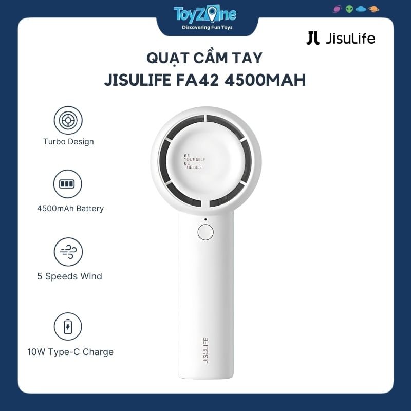 Quạt Cầm Tay Mini Handheld Fan Life5 FA42 4500mAh JISULIFE