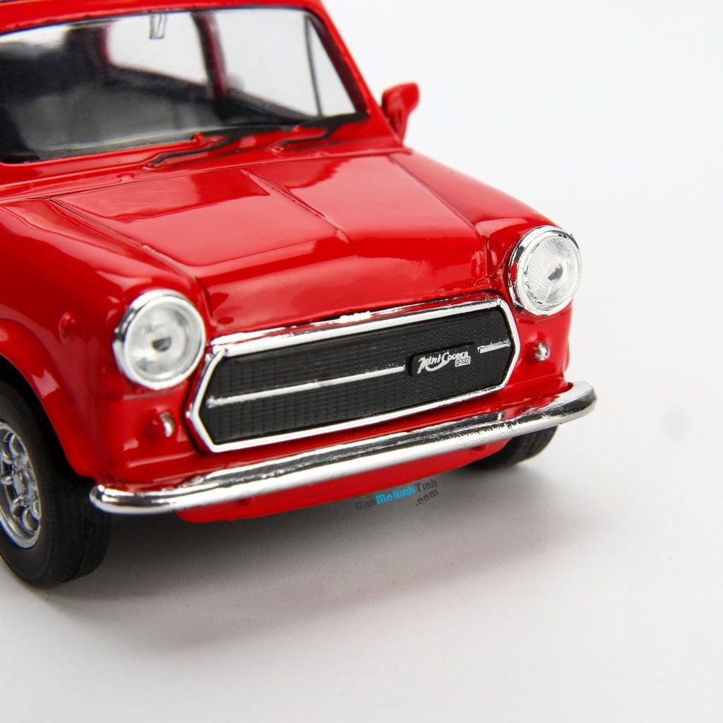 Mô hình xe Mini Cooper 1300 British Version 1:36 Welly Red (7)