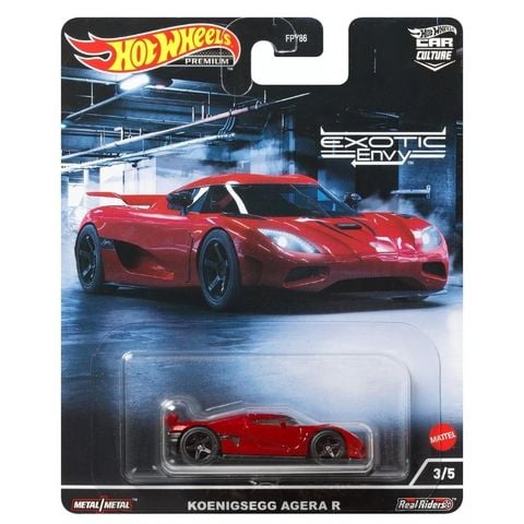 Mô hình xe Koenigsegg Agera R Car Culture Series: Exotic Envy 1:64 Hot Wheels Premium
