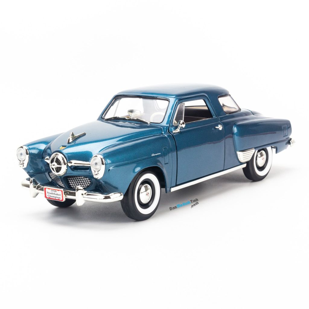 Mô hình xe Studebaker Champion 1950 1:18 Yat ming Blue (1)
