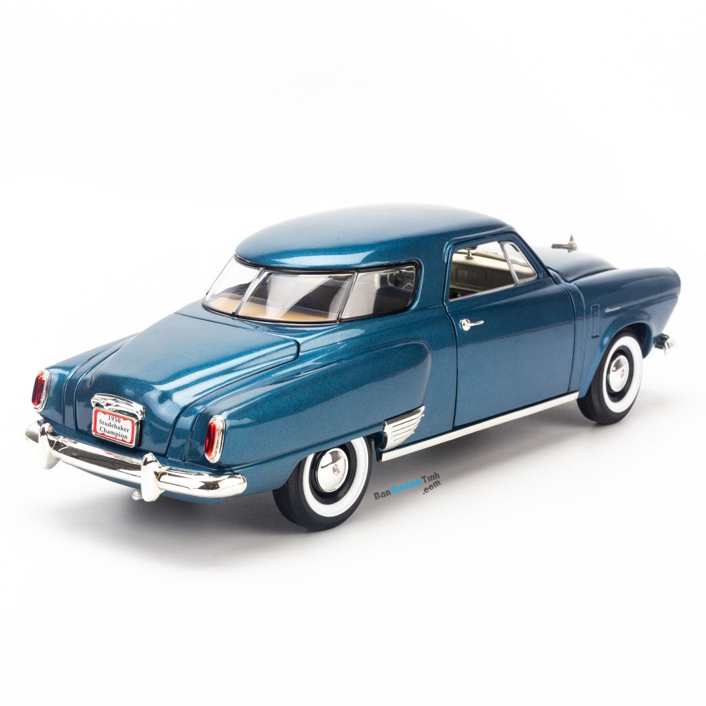 Mô hình xe Studebaker Champion 1950 1:18 Yat ming Blue (2)
