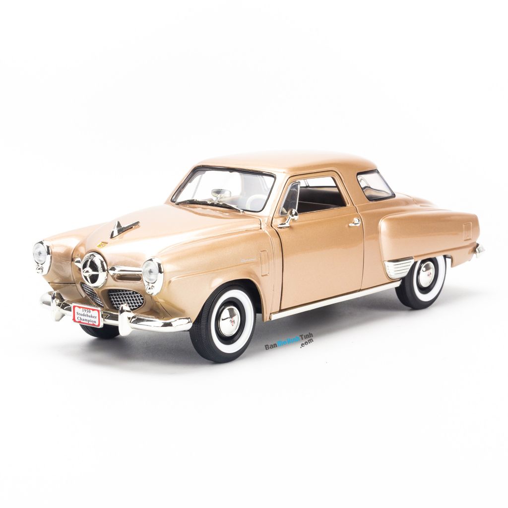 Mô hình xe Studebaker Champion 1950 1:18 Yat ming Gold (1)