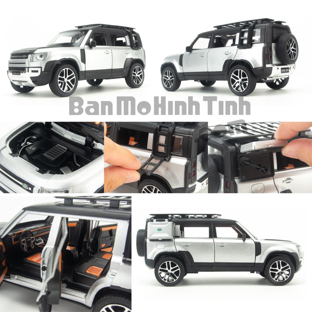 Mô hình xe Land Rover Defender 2020 1:24 Chezhi