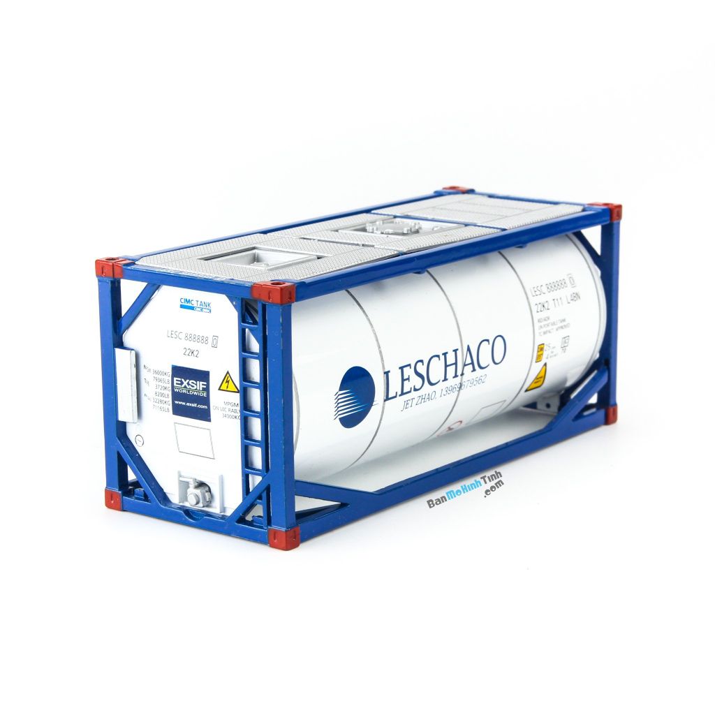 Mô hình container Leschaco -Tank White 1:50 Dealer (1)