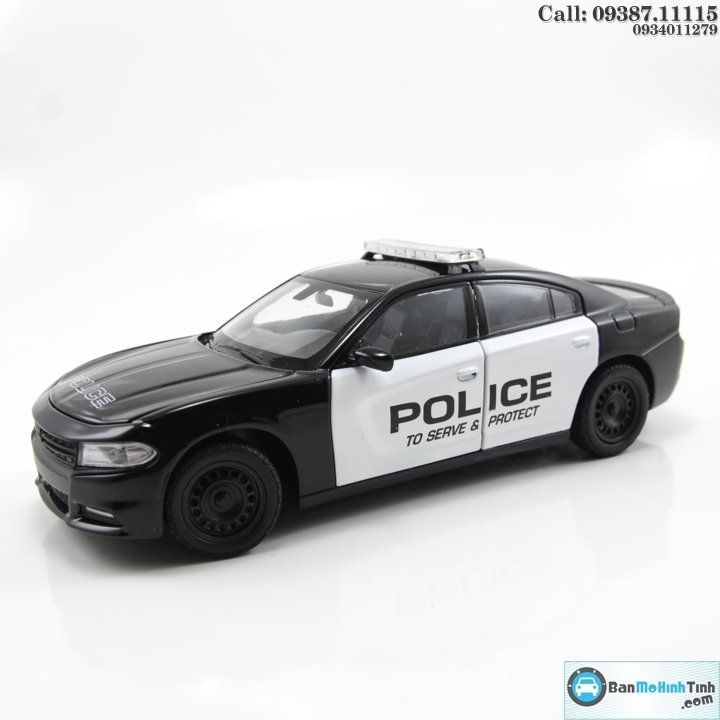 Mô hình xe Dodge Charger R/T 2016 Police 1:24 Welly- 24079