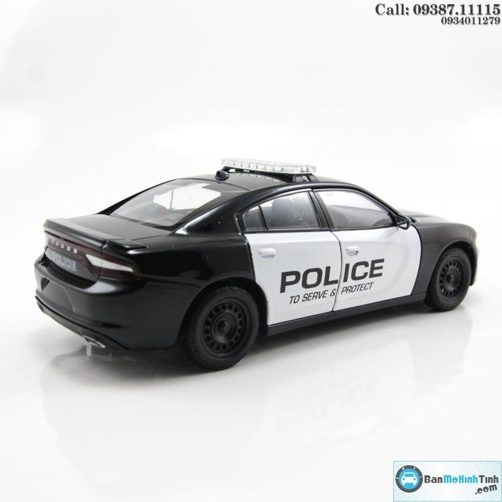 Mô hình xe Dodge Charger R/T 2016 Police 1:24 Welly- 24079