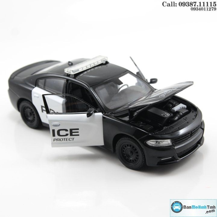 Mô hình xe Dodge Charger R/T 2016 Police 1:24 Welly- 24079