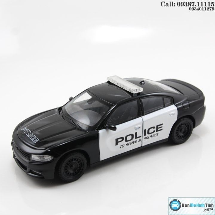 Mô hình xe Dodge Charger R/T 2016 Police 1:24 Welly- 24079