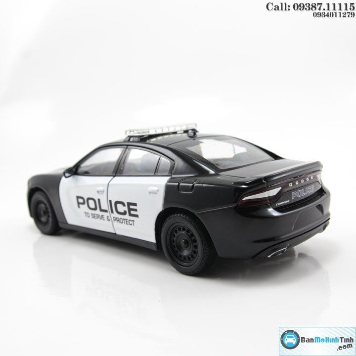 Mô hình xe Dodge Charger R/T 2016 Police 1:24 Welly- 24079