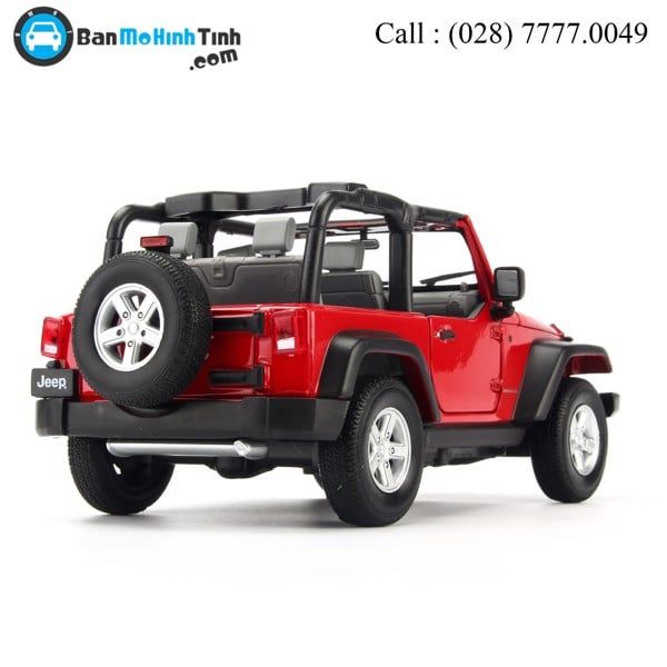 Mô hình xe Jeep Wrangler Rubicon - Open Top 1:24 Welly