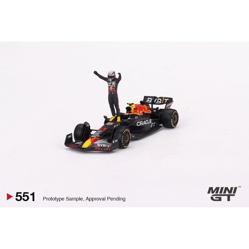 Mô hình xe F1 Oracle Red Bull Racing RB18 #11 Sergio Pérez 2022 Monaco Prix Winner 1:64 MiniGT