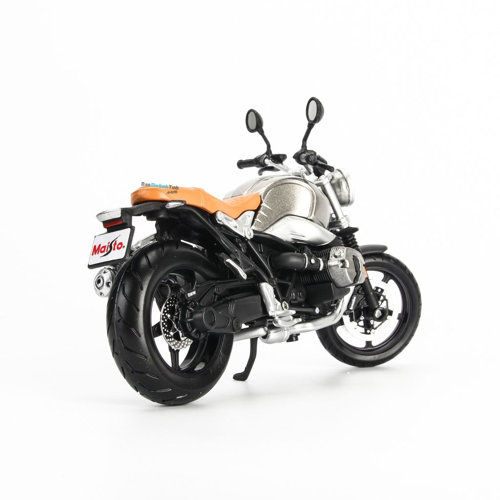 Mô hình mô tô BMW R Nine T Scramber Gray 1:12 Maisto MH-31101