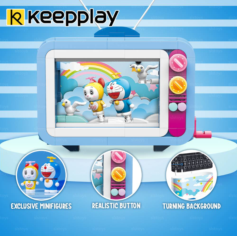 Bộ đồ chơi lắp ráp mô hình Doraemon Keeppley