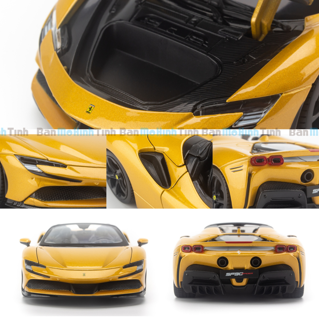Mô hình xe Ferrari SF90 Spider 1:18 Bburago