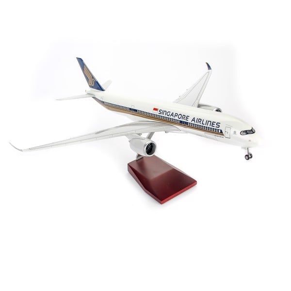 Mô hình máy bay Singapore Airlines 47cm lắp ráp có đèn Everfly