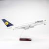 Mô hình máy bay Lufthansa 47cm lắp ráp có đèn Everfly