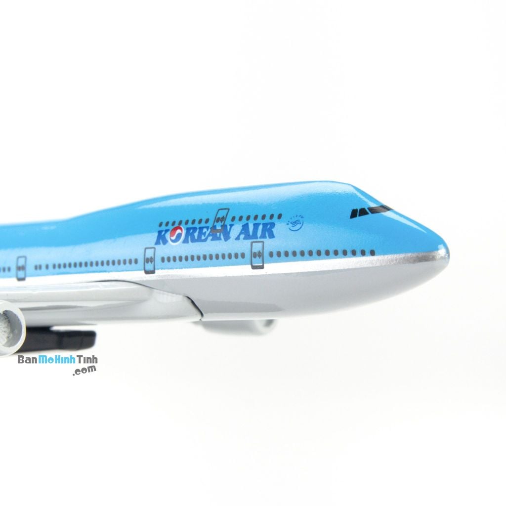 Mô hình máy bay tĩnh Korean Air Boeing B747 16cm Everfly giá rẻ (6)