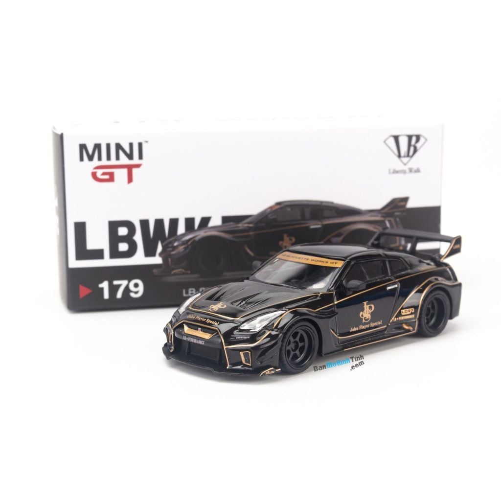 Mô hình xe Nissan GT-R R35 2009 Liberty Walk LB Works 1:64 MiniGT LB-Sihouette Works (5)