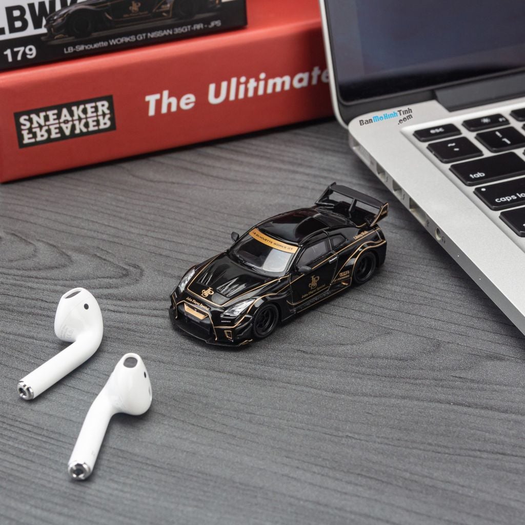 Mô hình xe Nissan GT-R R35 2009 Liberty Walk LB Works 1:64 MiniGT LB-Sihouette Works (6)