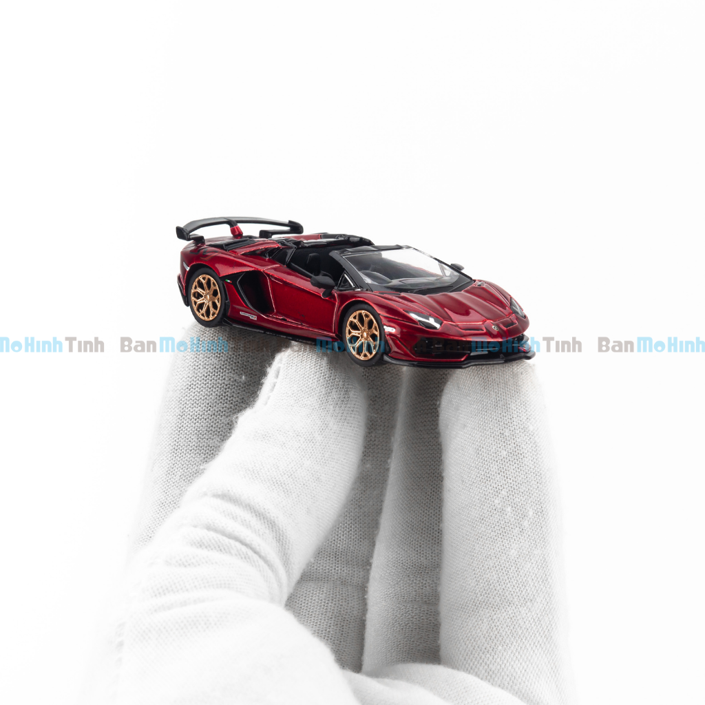 Mô hình xe Lamborghini Aventador SVJ Roadster 1:64 MiniGT