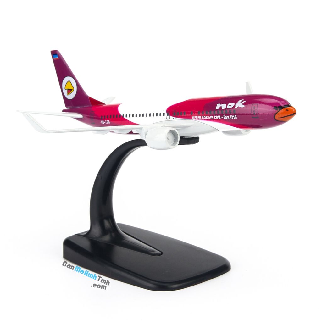 Mô hình máy bay tĩnh Nok Air Inspiron-1318 Boeing B737 16cm Everfly giá rẻ (1)