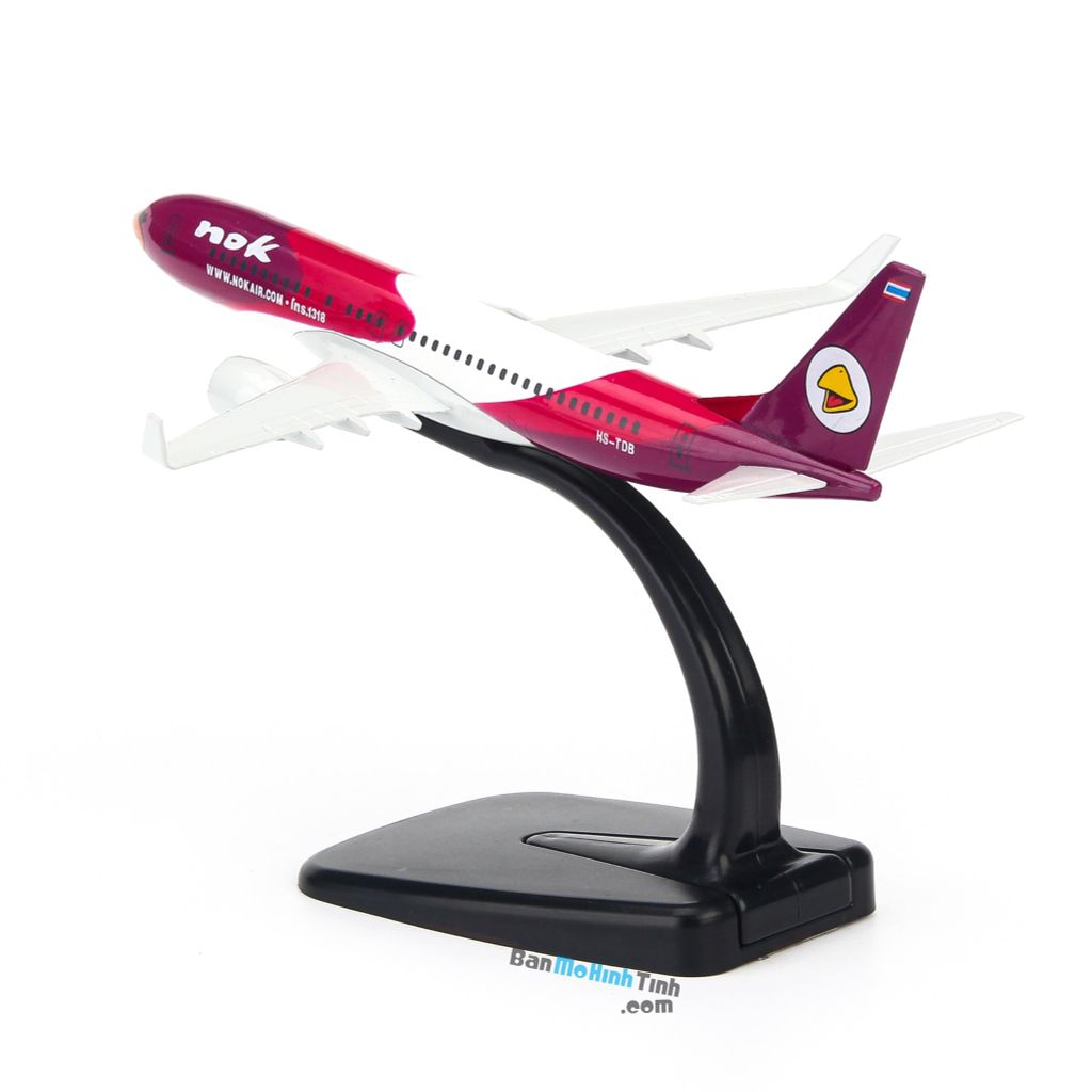 Mô hình máy bay tĩnh Nok Air Inspiron-1318 Boeing B737 16cm Everfly giá rẻ (5)