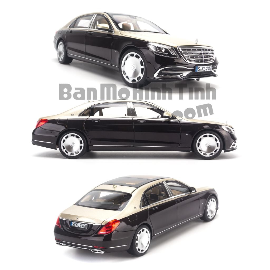 Mô hình xe Mercedes Maybach S650 W222 2019 1:18 Norev