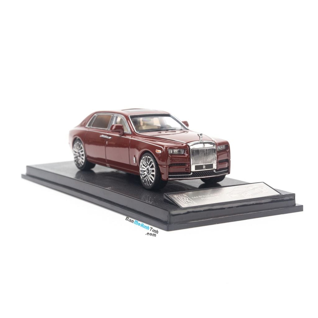 Mô hình xe Rolls Royce Phantom VIII 1:64 Dealer Red (2)