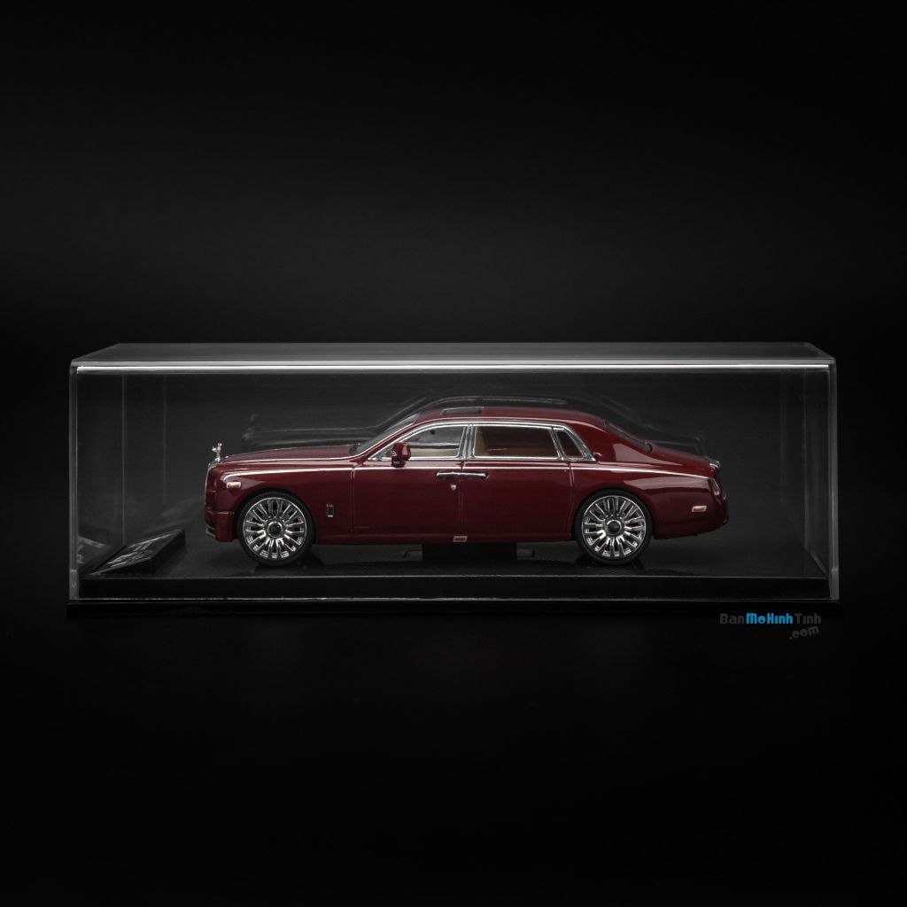 Mô hình xe Rolls Royce Phantom VIII 1:64 Dealer Red (5)