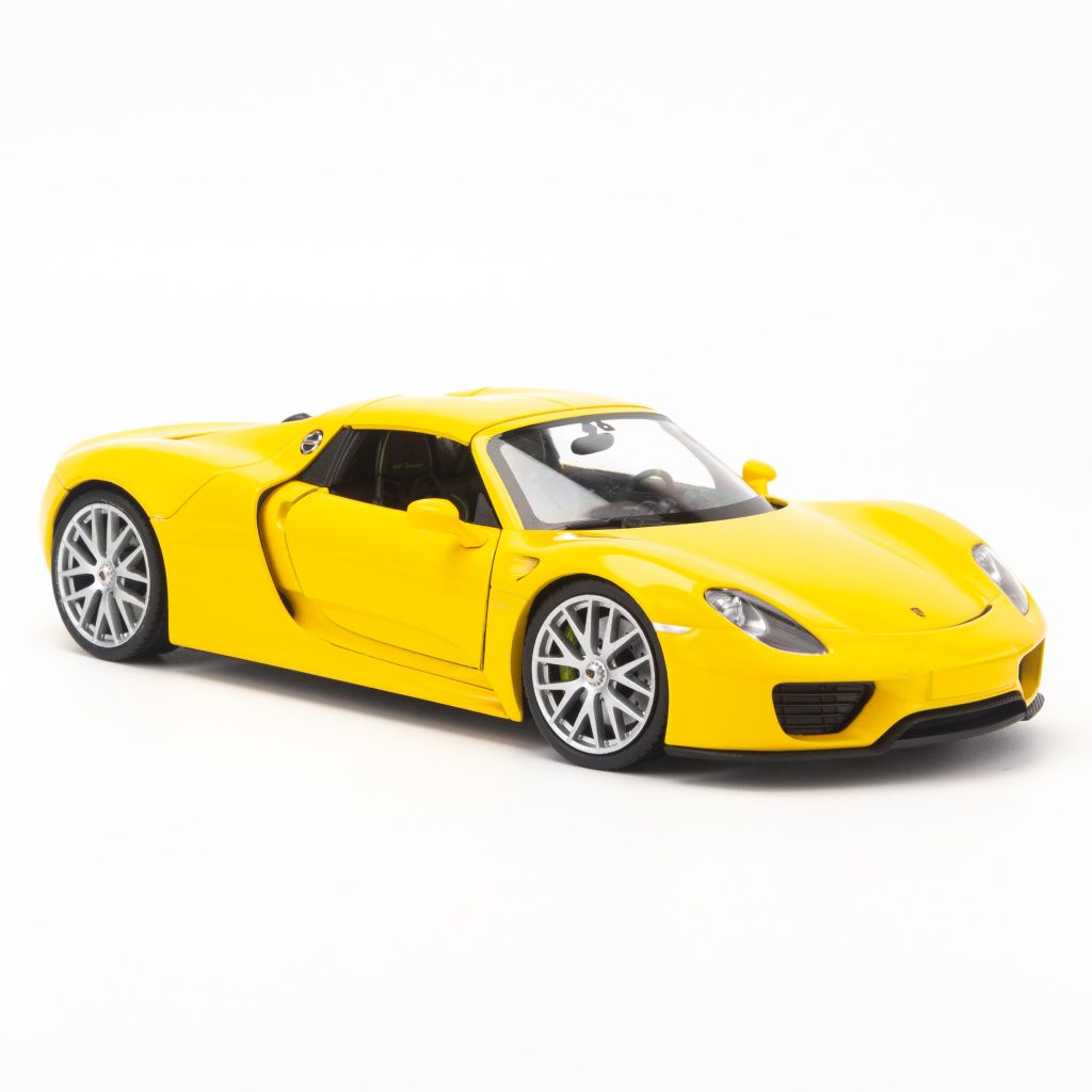 Mô hình xe Porsche 918 Spyder 1:24 Welly Yellow