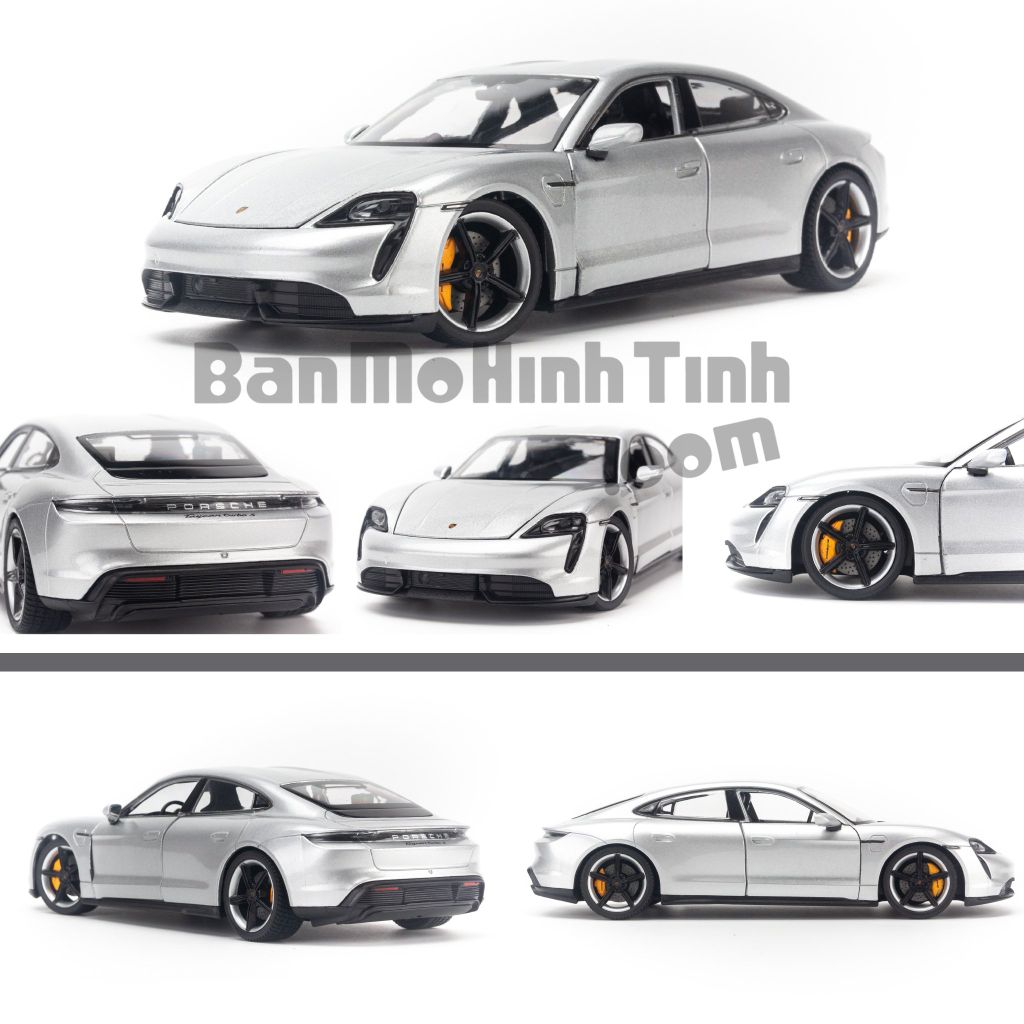 Mô hình xe Porsche Taycan Turbo S 1:24 Welly - 24107